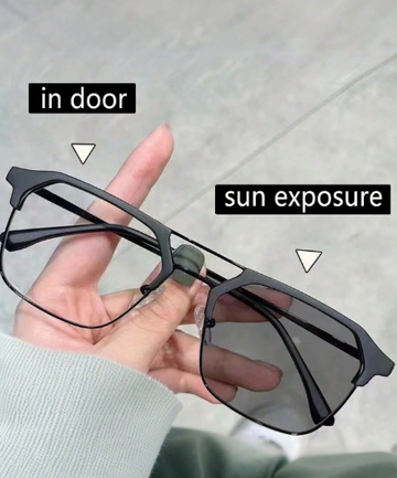 Double-Bridge Fashion Glasses