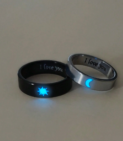 Sun & Moon  Stainless Steel Rings