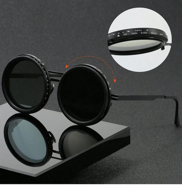 Retro Solid Color Fashion Glasses