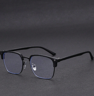 Vintage Style Transparent Lens Glasses