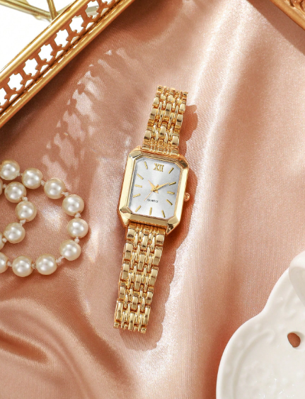 Women's Fashion Casual Square Dial Watch