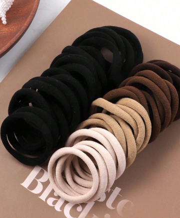 Basic High Elastic Hair Ties, Women Hair Ties