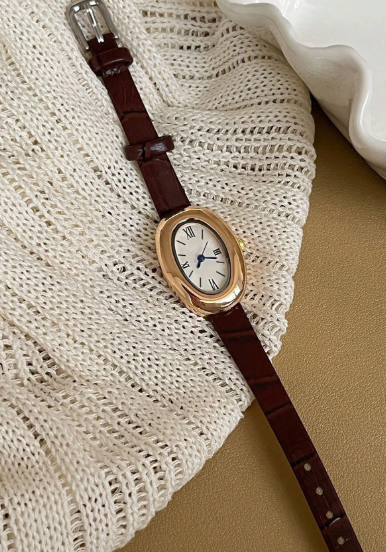 Women's PU Leather Band Watch