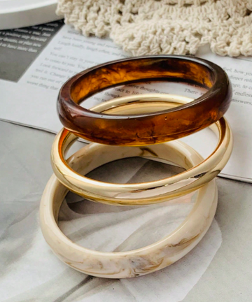 Set Elegant Retro Bangle Bracelets