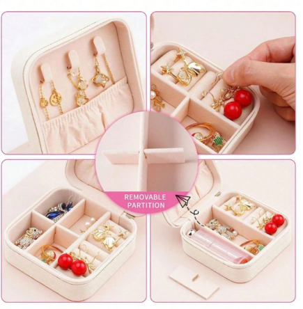 Letter Jewelry Box, A-Z Letter Travel Jewelry Box