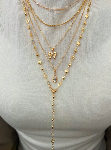 Y-Shaped Necklace Set