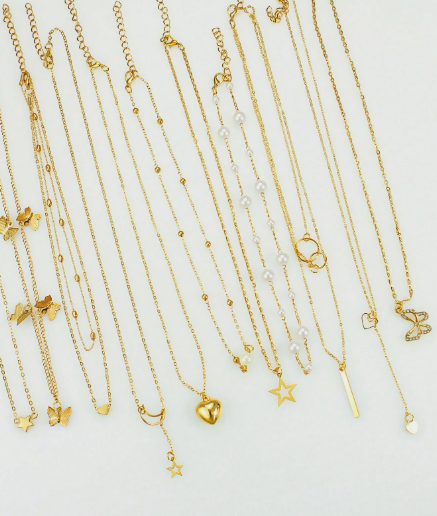 Elegant Vintage Faux Pearl chain
