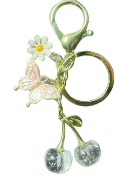 Cute Cherry Keychain
