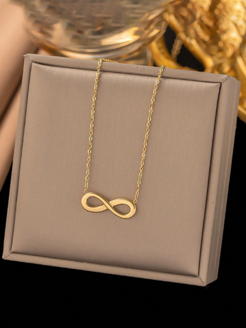 Number 8 Pendant Necklace