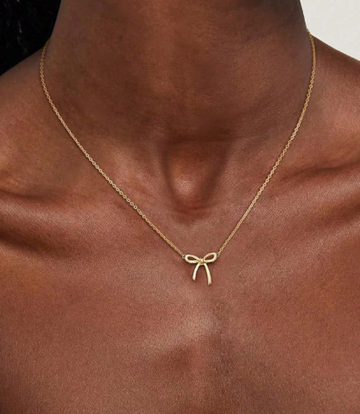 Bow Pendant Necklace