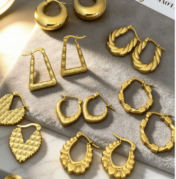Cast Flower earings