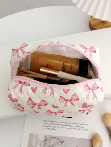 Checkerboard Makeup Bag