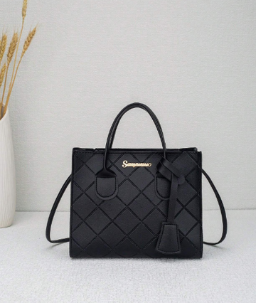 Grain Fabric Handbag