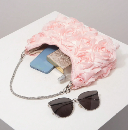 Rose Flower Shoulder Bag